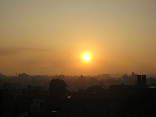 Sunrise Over Kathmandu