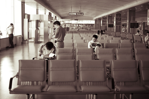 Waiting at the Airport